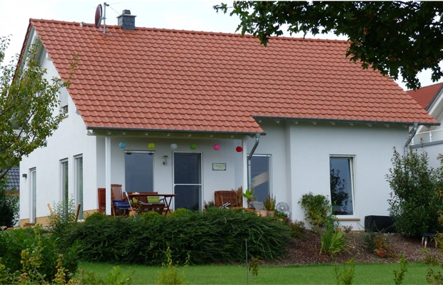 Wohnhausneubau in Bad Kreuznach Bosenheim, Passivhaus, ARCHITEKT Bosenheim, Gasbrennwerttherme unterstützt mit Solarthermie